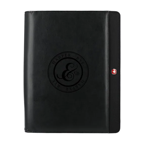 Wenger® tech padfolios made from recycled PET with built-in organization