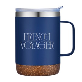 Saratoga Powder Coated Cork Bottom Mug 12 oz