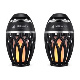 iLive Tiki Bluetooth Speakers LED Flame